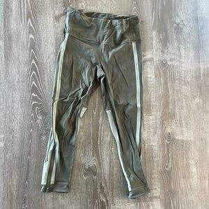 Olive green Lululemon leggings